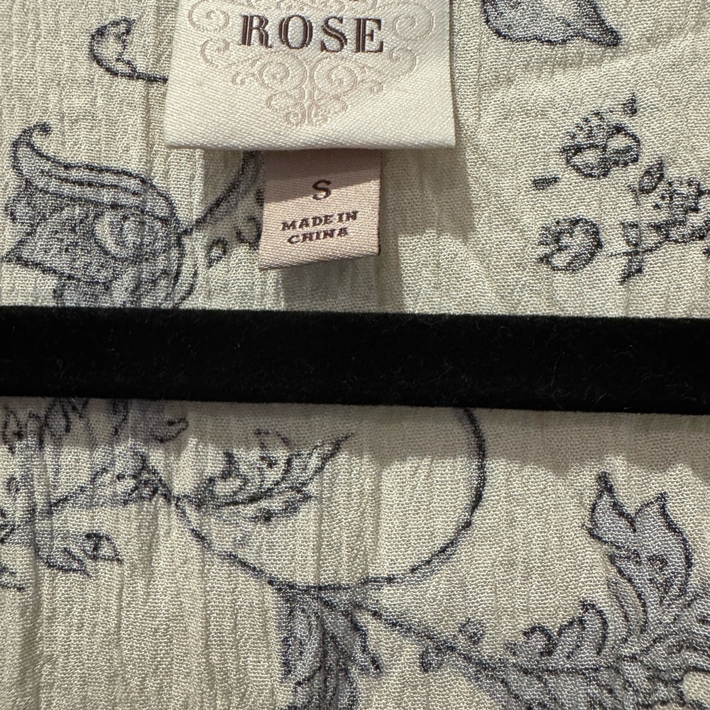 Knox Rose Cream and Black Floral Midi Dress - Picture 4 of 6